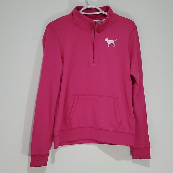 𝅺PINK Victoria's Secret medium pink jacket - Picture 1 of 7